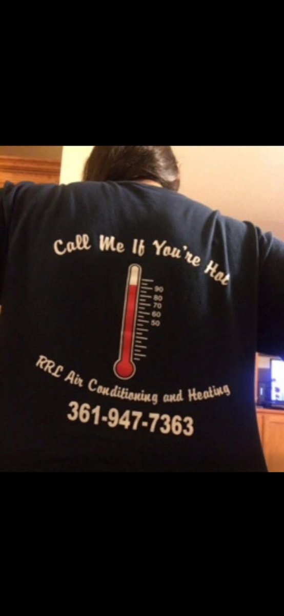 R.R.L. Air Conditioning shirt reading Call Me If You're Hot